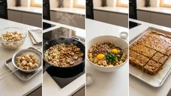 Hríbovo-pečeňová plnka zo žemlí: šťavnatá, pevná a s jemne chrumkavou kôrkou