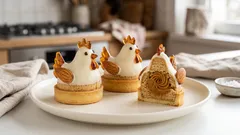 Veľkonočné karamelové sliepočky – efektné úliky s mandľami a Salkom