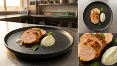 Šťavnaté morčacie prsia tandoori z rúry: s kozím jogurtom a mätovým dipom